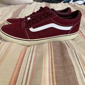 Maroon classic style vans